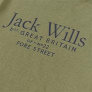 Olivine - Jack Wills - JW Script Tee Jn99