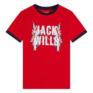 Tango Red - Jack Wills - JW GBR Ringer Tee Jn99