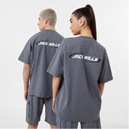 Shark Grey - Jack Wills - Tech Side Panel Short Sleeve T-Shirt