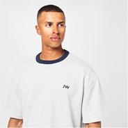 Grey Marl - Jack Wills - Flocked T-Shirt