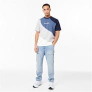 Indigo - Jack Wills - Wave Cut and Sew T-Shirt