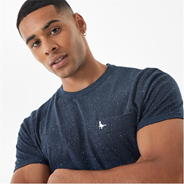 Navy - Jack Wills - Croftdown Neppy T-Shirt