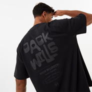 Jet Black - Jack Wills - Tonal Graphic Tee