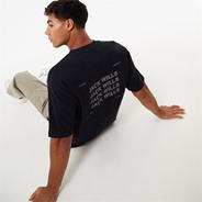 Black - Jack Wills - TV Logo Tee