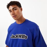 Blue - Jack Wills - Outline Logo T-Shirt