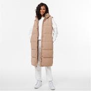 Camel - Jack Wills - Longline Gilet