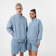 Powder Blue - Jack Wills - Tech Panel Quarter Zip