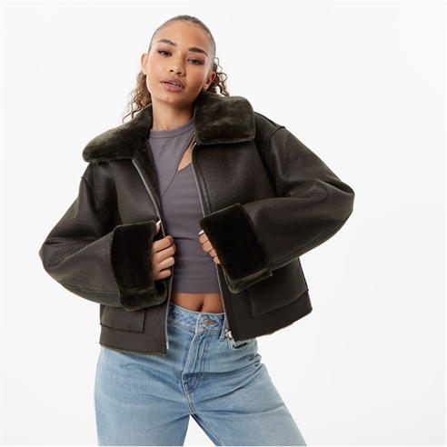 Jack Wills - Reversible PU & Faux Fur Jacket