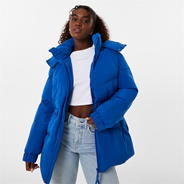 Cobalt - Jack Wills - Bungee Waist Padded Jacket