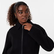 Black - Jack Wills - Smart Bomber Jacket