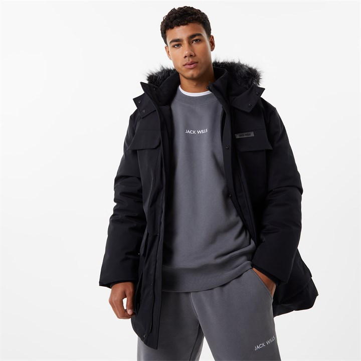 Clean Line Parka Jacket