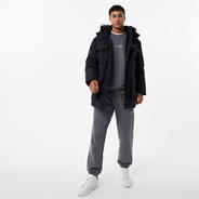 Black - Jack Wills - Clean Line Parka Jacket