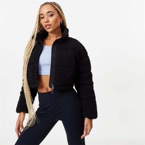 Jack Wills - Crop Borg Puffer Jacket