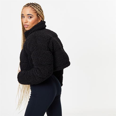 Jack Wills - Crop Borg Puffer Jacket