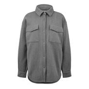 Charcoal - Jack Wills - Padded Shacket Ld51