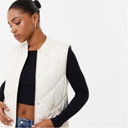 Cream - Jack Wills - Quilted Gilet