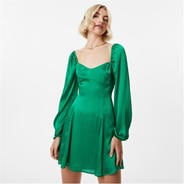 Jolly Green - Jack Wills - Godet Mini Dress