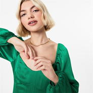 Jolly Green - Jack Wills - Godet Mini Dress