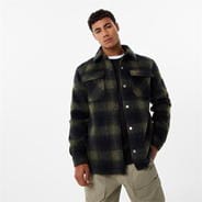 Green Check - Jack Wills - Brushed Shacket