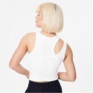 Vintage White - Jack Wills - Asymmetric Layered Tank