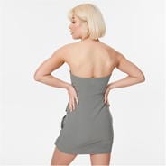 Castor Grey - Jack Wills - Wrap Bandeau Mini Dress