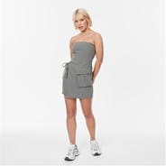 Castor Grey - Jack Wills - Wrap Bandeau Mini Dress