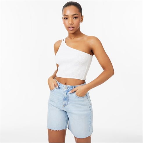 Jack Wills - One Shoulder Shirred Top