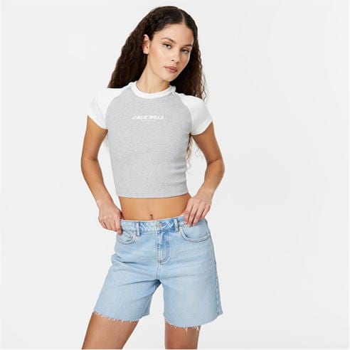 Jack Wills - Bermuda Denim Shorts