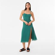 Green - Jack Wills - Spaghetti Strap Midi Dress