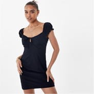 Black - Jack Wills - Broderie Prairie Dress