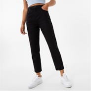 Solid Black - Jack Wills - Stella High Rise Slim Jeans