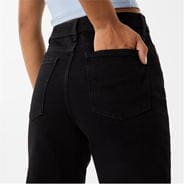 Solid Black - Jack Wills - Stella High Rise Slim Jeans