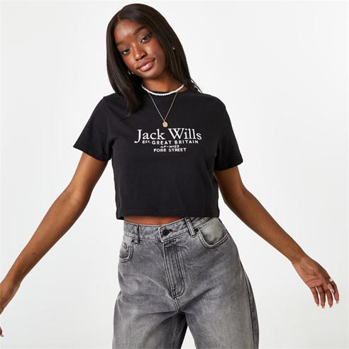 Jack Wills - Eccleston Crop T-Shirt