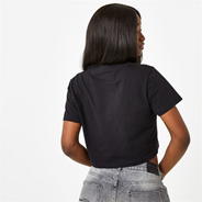 Black - Jack Wills - Eccleston Crop T-Shirt