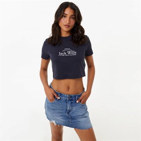 Jack Wills - Eccleston Crop T-Shirt