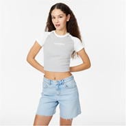 Grey/White - Jack Wills - Contrast Baby Tee