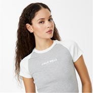 Grey/White - Jack Wills - Contrast Baby Tee