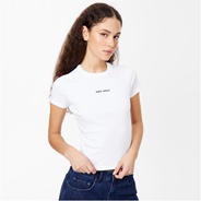 White - Jack Wills - Longline Baby T-Shirt