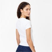 White - Jack Wills - Longline Baby T-Shirt