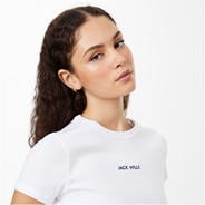 White - Jack Wills - Longline Baby T-Shirt