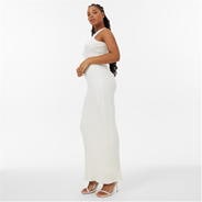 Vintage White - Jack Wills - Knitted Maxi Racer Dress