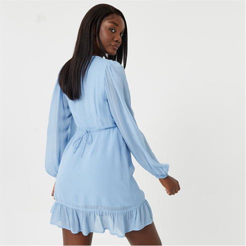 Jack Wills - Wrap Frill Mini Dress