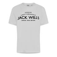 White - Jack Wills - Forstal Boyfriend Logo T-Shirt