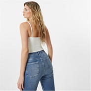 White - Jack Wills - Ribbed Cup Detail Vest Top