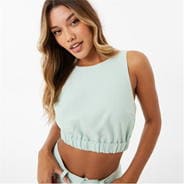 Mint - Jack Wills - Ruched Back Detail Top