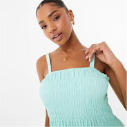 Mint - Jack Wills - Shirred Cami Top