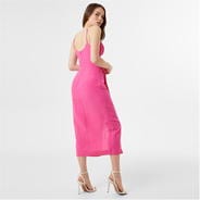 Pink - Jack Wills - Tie Waist Midi Dress