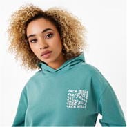 Oil Blue - Jack Wills - Swirl Graphic Hoodie