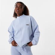 Soft Blue - Jack Wills - Zip Through Funnel Sweat