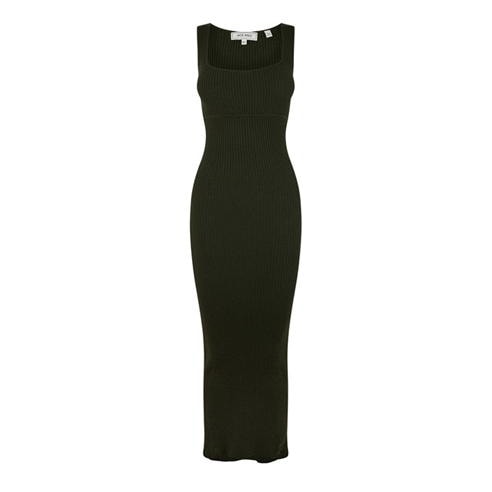 Jack Wills - Square Neck Ribbed Maxi Dress